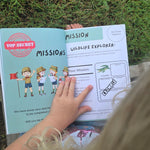 Campign activities book with child