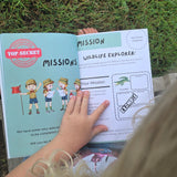 Campign activities book with child