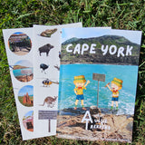 cape york travel journal and stickers