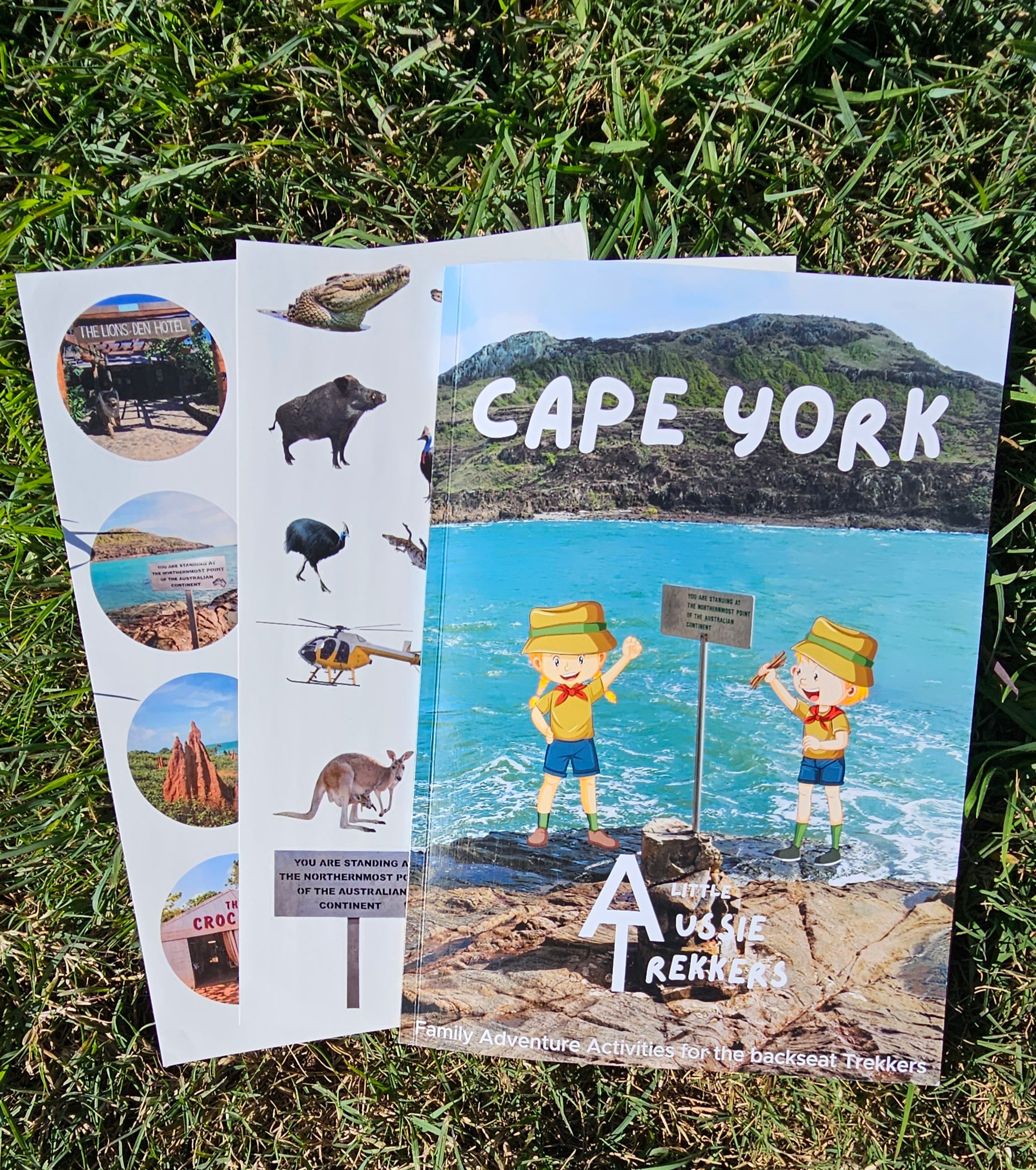 cape york travel journal and stickers