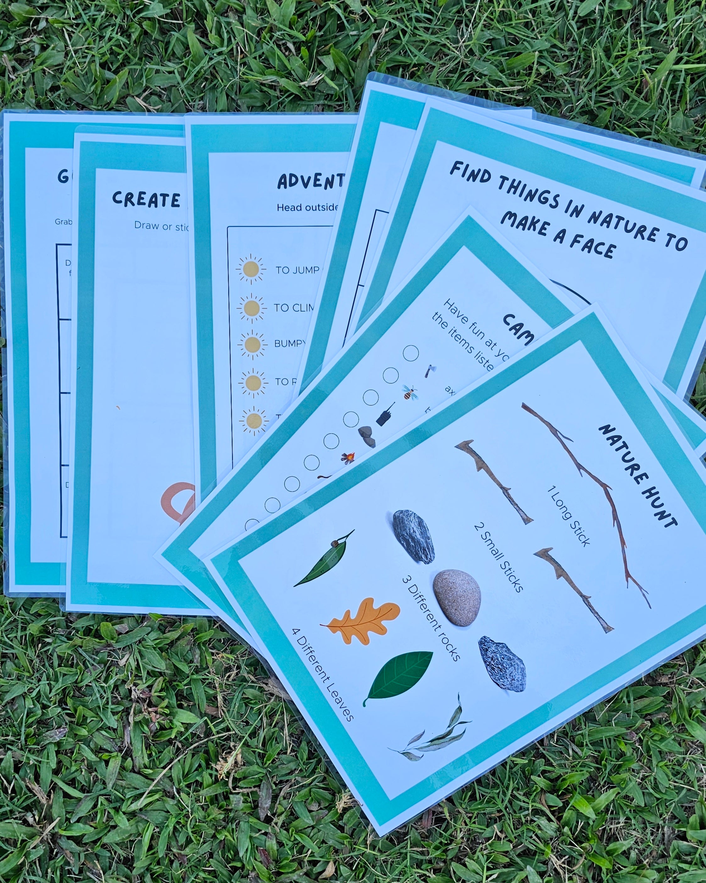 australian outdoor activity sheets