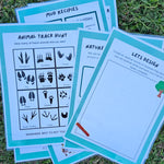 Worksheets with australian outdoor activities 