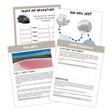 South australian travel journal pages
