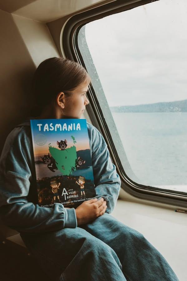 Tasmania travel journal with child on the spirit of tasmania
