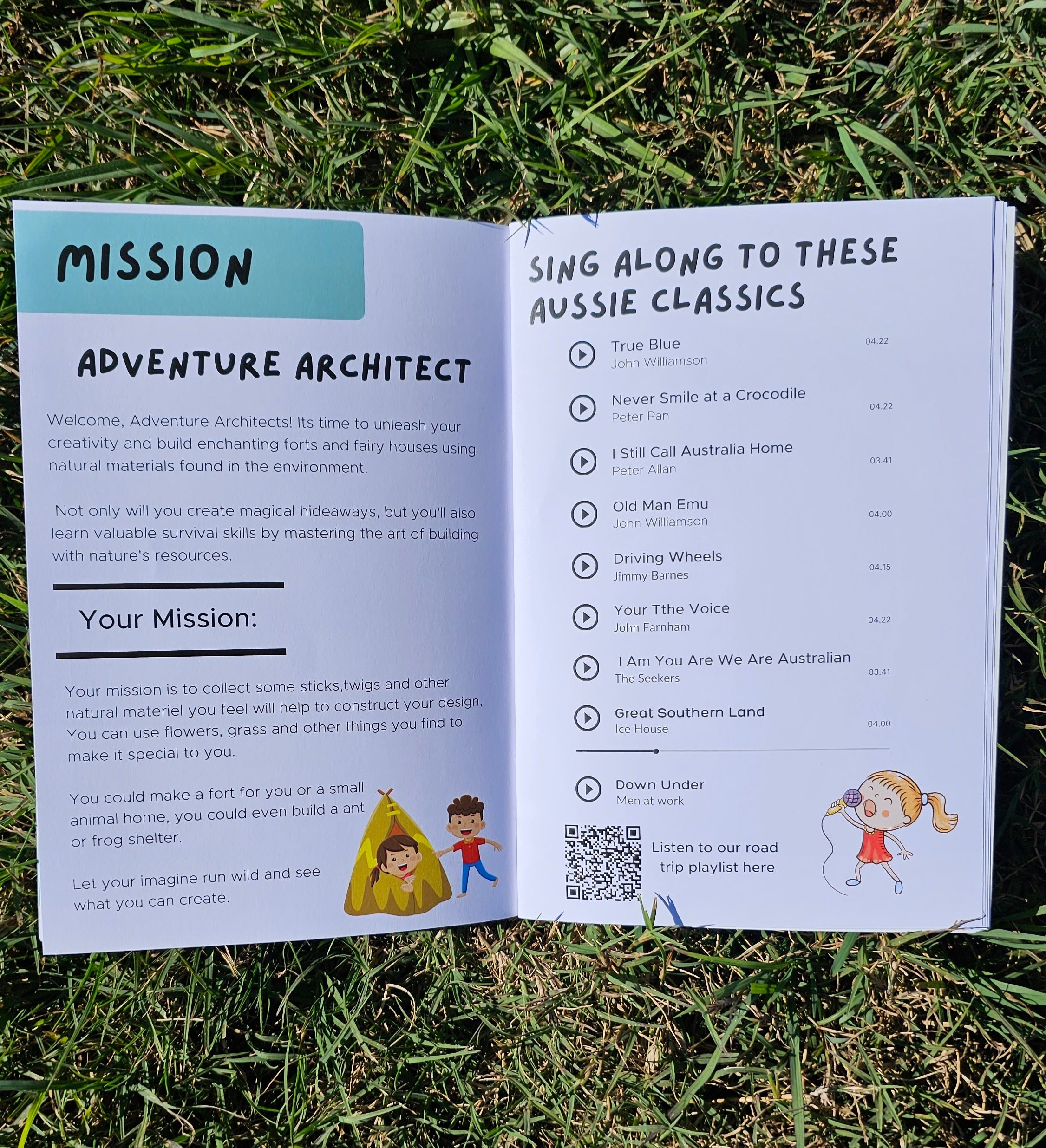 camping activites book missions 