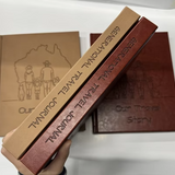 generational australian travel journal on a white background