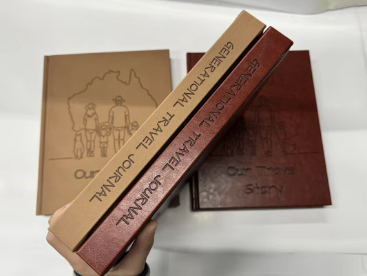 generational australian travel journal on a white background