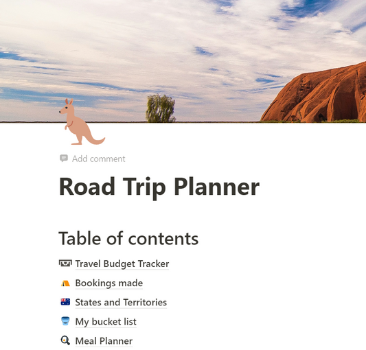 Notion Planning Template